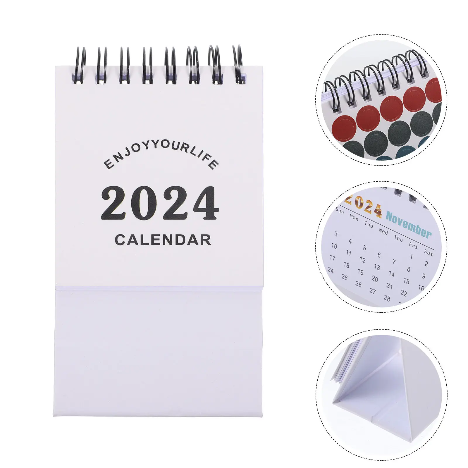 2024 Mini Desk Calendar Freestanding Flip Design Stylish Modern Table Calendar for Office Desk Home Decoration Daily Planner
2024 Mini Desk Calendar Freestanding Flip Design Stylish Modern Table Calendar for Office Desk Home Decoration Daily Planner