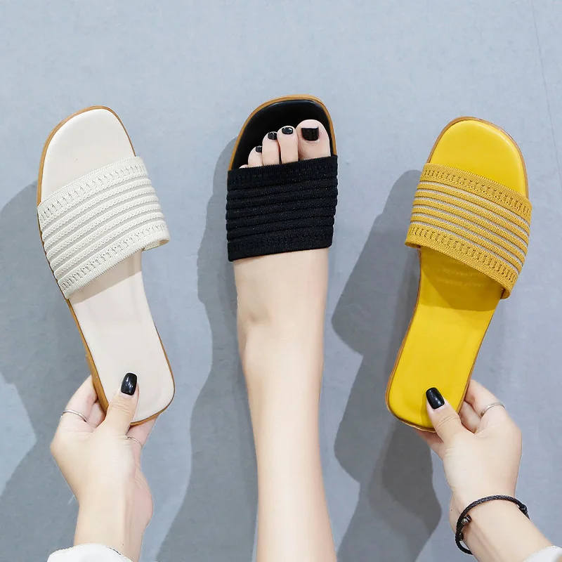 Flat Bottom Knitted Sandals Women's Outdoor Wear Summer New Fashion Popular One-Strap Student Lazy Slippers Breathable Rubber...
Flat Bottom Knitted Sandals Women's Outdoor Wear Summer New Fashion Popular One-Strap Student Lazy Slippers Breathable Rubber...