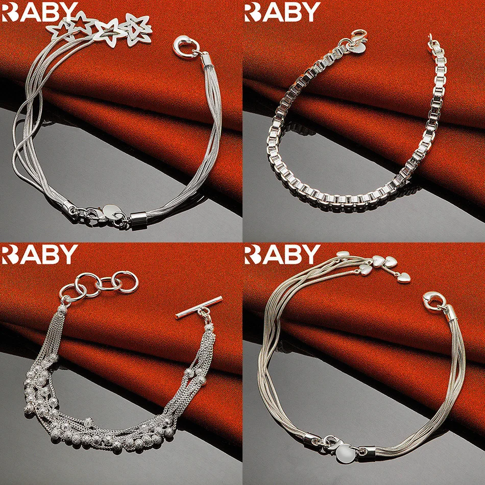 URBABY 925 Sterling Silver Geometric Bracelet For Women Charm Trend Birthday Gifts Fashion Party Fine Jewelry
URBABY 925 Sterling Silver Geometric Bracelet For Women Charm Trend Birthday Gifts Fashion Party Fine Jewelry