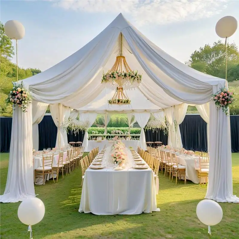 10PCS White Gauze Wedding Arch Draping Sheer Chiffon Fabric Curtain Chair Yarn DIY Organza Tulle Wedding Ceremony Backdrop Decor
10PCS White Gauze Wedding Arch Draping Sheer Chiffon Fabric Curtain Chair Yarn DIY Organza Tulle Wedding Ceremony Backdrop Decor
