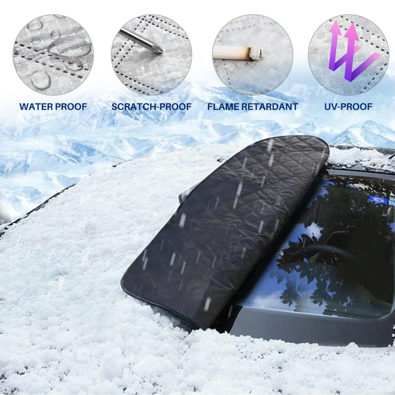 Car Snow Cover Windshield Sunshade Car Front Window Screen Cover Waterproof Anti Ice Frost Car Windscreen Winter Cover Universal
Car Snow Cover Windshield Sunshade Car Front Window Screen Cover Waterproof Anti Ice Frost Car Windscreen Winter Cover Universal