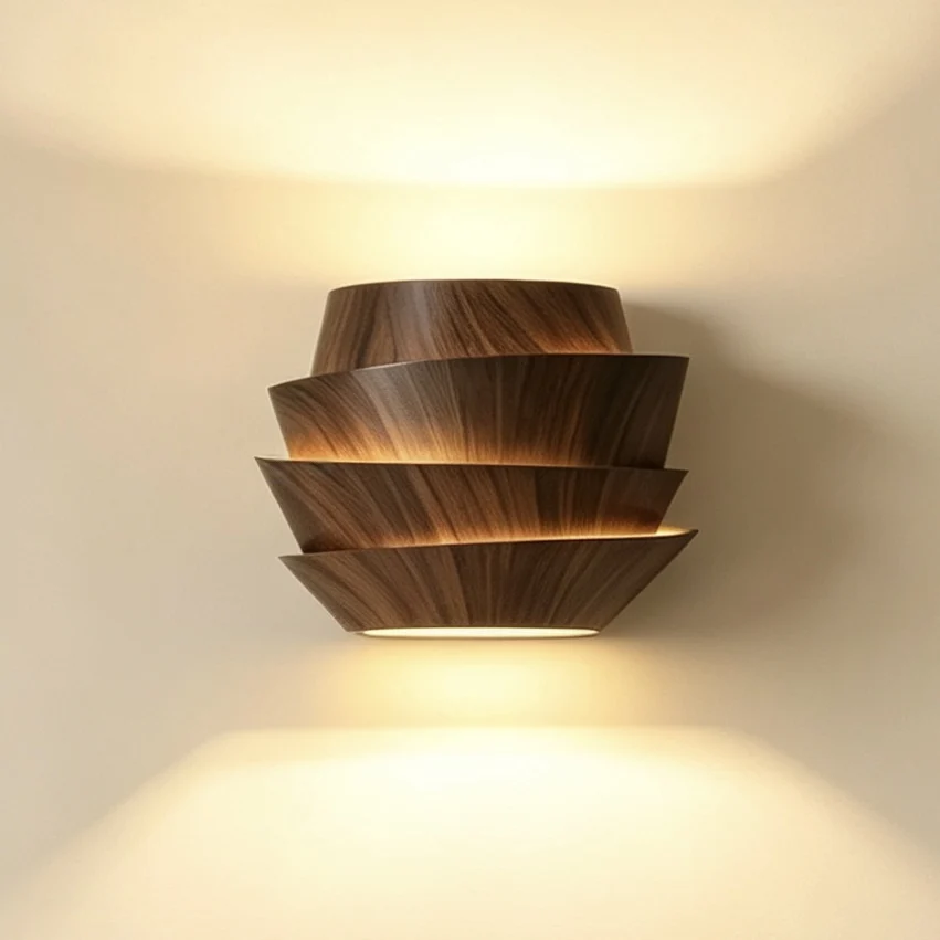 Retro Pine Cone Wall Lamp Japanese Walnut Grain Eye Care Light For Bedroom Corridor Home Decor
Retro Pine Cone Wall Lamp Japanese Walnut Grain Eye Care Light For Bedroom Corridor Home Decor