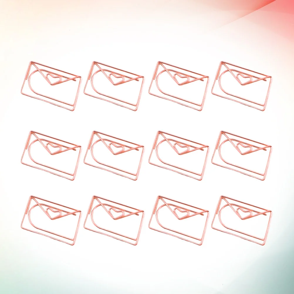 12Pcs Rose Gold Cartoon Paper Clips Creative Decorative File Clamps Adorable Paper Holder Envelope Clips Office Clip Supplies
12Pcs Rose Gold Cartoon Paper Clips Creative Decorative File Clamps Adorable Paper Holder Envelope Clips Office Clip Supplies