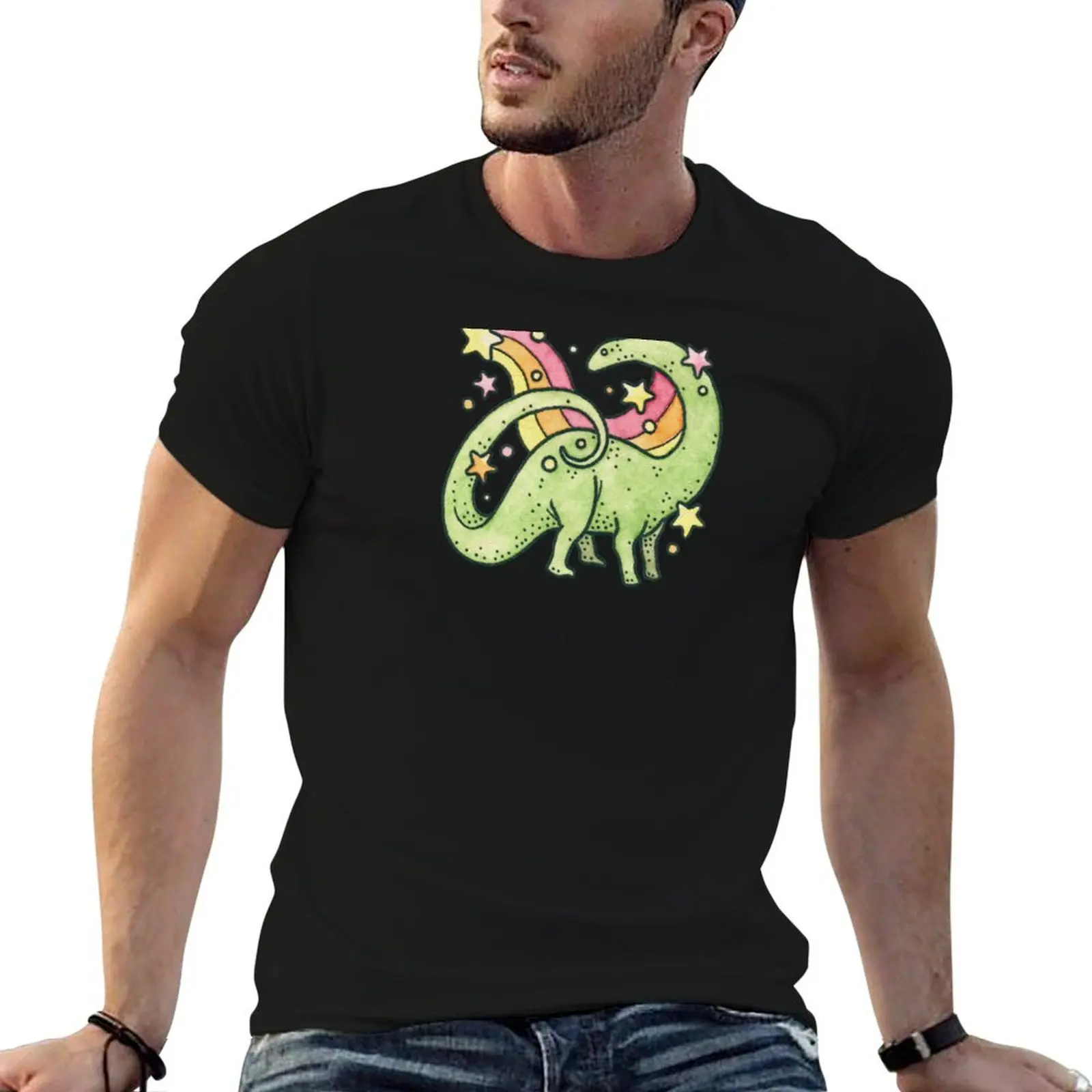 Diplodocus Rainbow Retro Dinosaur T-Shirt funny t shirts dark humor men t shirt cotton 100% T-Shirt 
Diplodocus Rainbow Retro Dinosaur T-Shirt funny t shirts dark humor men t shirt cotton 100% T-Shirt