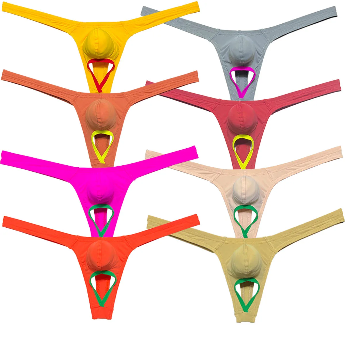 2PCS Men's Underwear Low Rise Thongs Nut Out Tangas Colorful Mini Bikini Briefs Elasticity Bulge Pouch Lingerie Sissy Panties
2PCS Men's Underwear Low Rise Thongs Nut Out Tangas Colorful Mini Bikini Briefs Elasticity Bulge Pouch Lingerie Sissy Panties