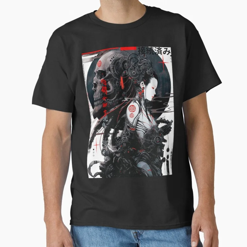 Geisha Cyborg Vaporwave Aesthetic japan traditional art Cyborg Geisha Cyberpunk T-shirt Large size Adult Tops S-6xl
Geisha Cyborg Vaporwave Aesthetic japan traditional art Cyborg Geisha Cyberpunk T-shirt Large size Adult Tops S-6xl