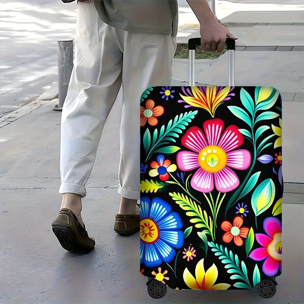 1PC Floral Pattern luggage cover for luggage sizes 18-32 inches; dust and elastic travel accessories to effectively protect y
1PC Floral Pattern luggage cover for luggage sizes 18-32 inches; dust and elastic travel accessories to effectively protect y