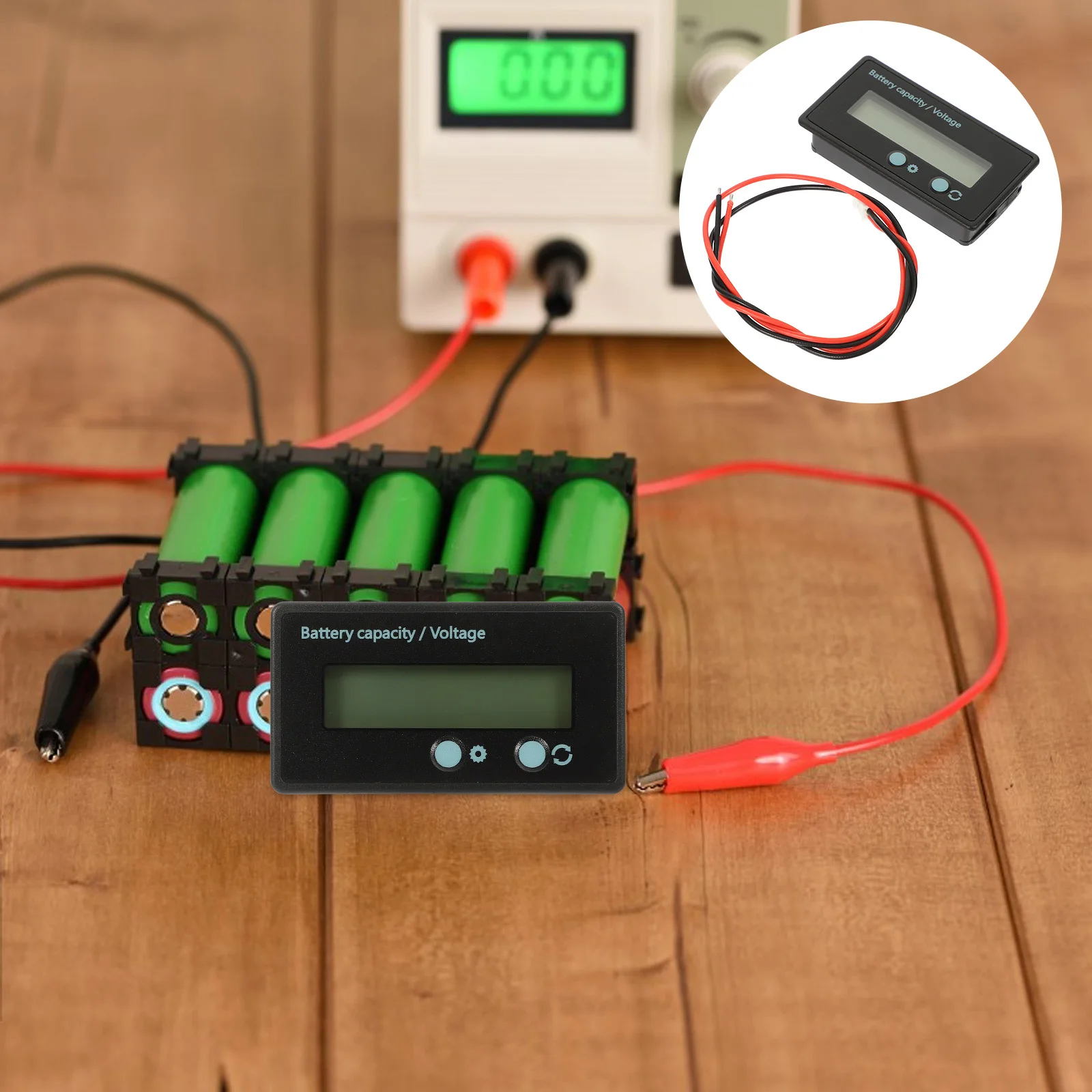 1 Set Lcd Voltage Meter Durable Abs Pvc Housing Precise Capacity Tester Tool For Outdoor Car Power Indicator Voltmeter
1 Set Lcd Voltage Meter Durable Abs Pvc Housing Precise Capacity Tester Tool For Outdoor Car Power Indicator Voltmeter