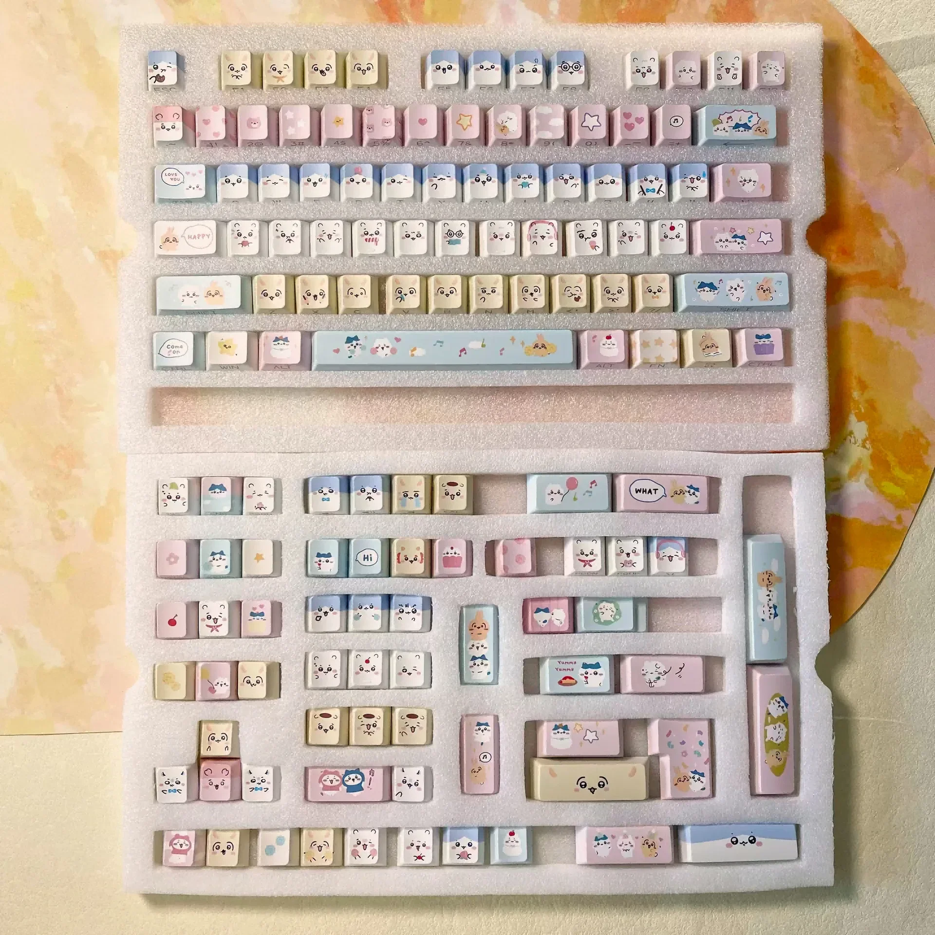 Original side engraved light-transmitting mechanical keyboard cross keycap 135 pcs thermal sublimation wooting lamp position
Original side engraved light-transmitting mechanical keyboard cross keycap 135 pcs thermal sublimation wooting lamp position