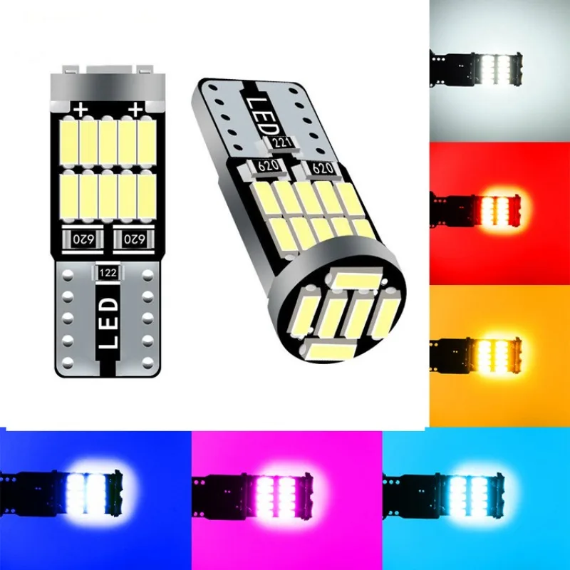 2Pcs T10 W5W 194 501 Led Canbus No Error Car Interior Light T10 26 SMD 4014 Chip Pure White Instrument Lights Bulb Signal Lamp
2Pcs T10 W5W 194 501 Led Canbus No Error Car Interior Light T10 26 SMD 4014 Chip Pure White Instrument Lights Bulb Signal Lamp