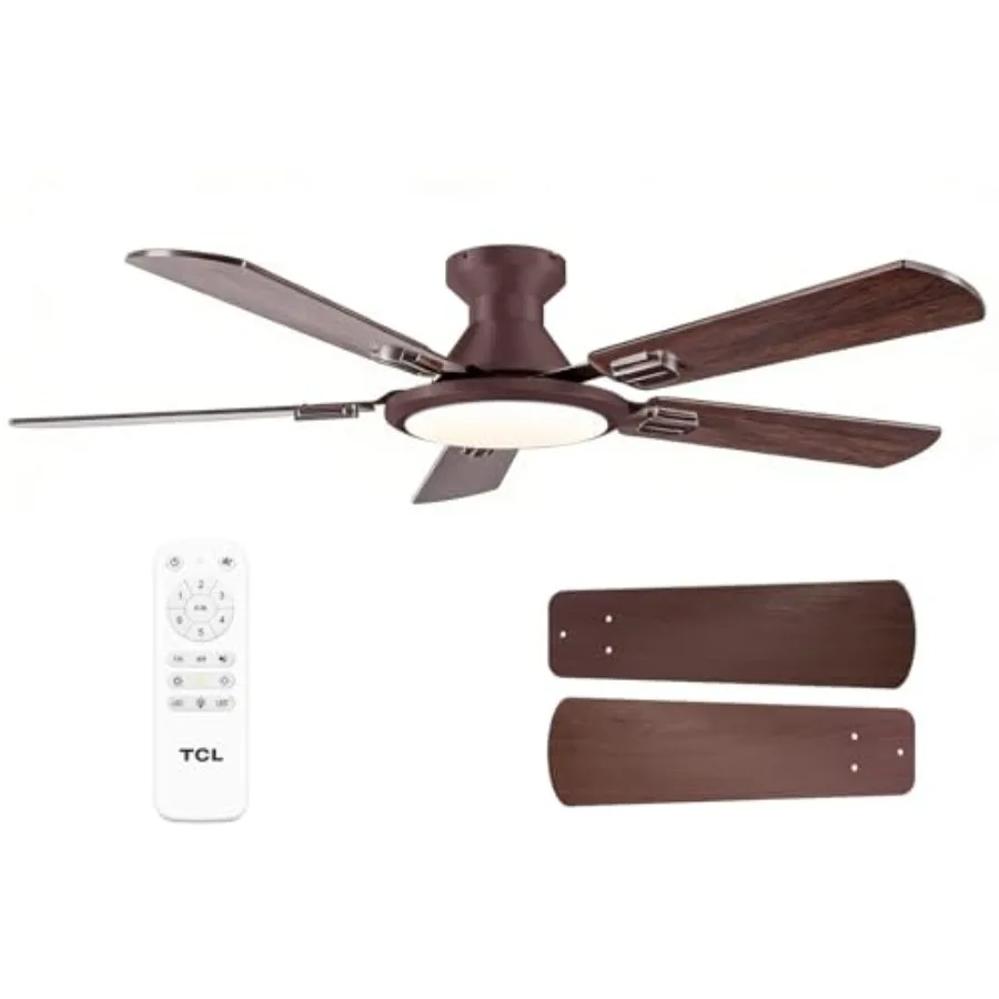 Потолочный вентилятор 52 дюйма с подсветкой: лопасти под дерево, медно-бронзовая отделка, низкопрофильный, скрытый монтаж, реверсивный двигатель постоянного тока, бесшумный, 6 скоростей
Потолочный вентилятор 52 дюйма с подсветкой: лопасти под дерево, медно-бронзовая отделка, низкопрофильный, скрытый монтаж, реверсивный двигатель постоянного тока, бесшумный, 6 скоростей