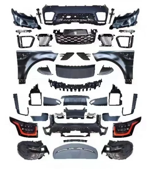 Upgrade to the Latest Bodykit Body Kit Sets 2018-2022 With Headlamp and Taillamp for Range Rover Sport Car Body Parts 2013-2017
Upgrade to the Latest Bodykit Body Kit Sets 2018-2022 With Headlamp and Taillamp for Range Rover Sport Car Body Parts 2013-2017