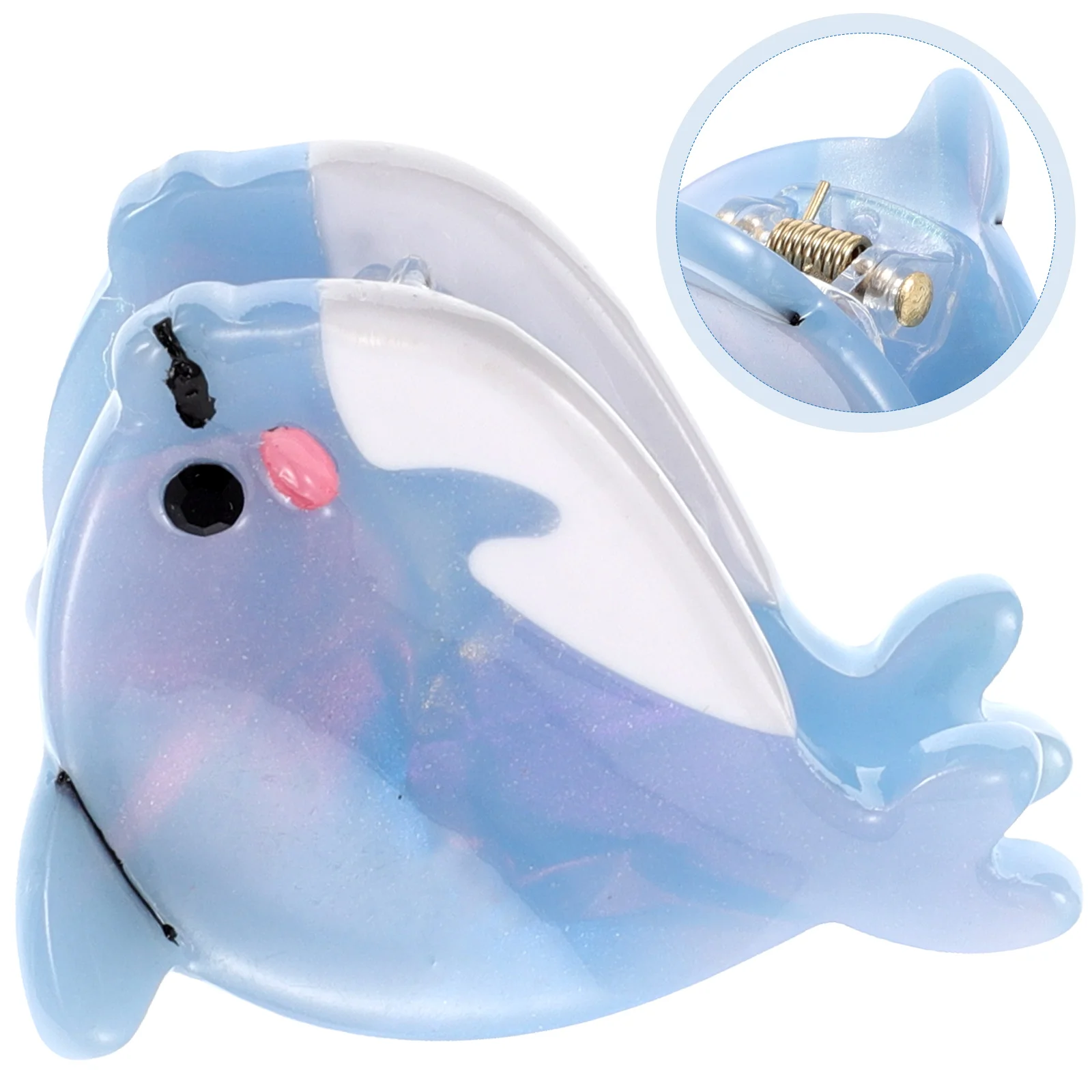 Cute Dolphin Shaped Acetate Claw Clips Ocean Animal Small Mini Barrettes Non-Slip Styling Accessories For Women Girls Thick Thin
Cute Dolphin Shaped Acetate Claw Clips Ocean Animal Small Mini Barrettes Non-Slip Styling Accessories For Women Girls Thick Thin