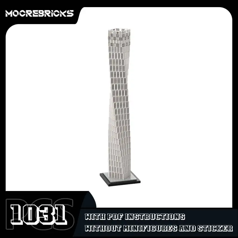 Famous City Cayan Tower (Infinity Tower) Building Block Dubai 1:800 Scale DIY Assemble Bricks Architecture Model Children's Toys
Famous City Cayan Tower (Infinity Tower) Building Block Dubai 1:800 Scale DIY Assemble Bricks Architecture Model Children's Toys