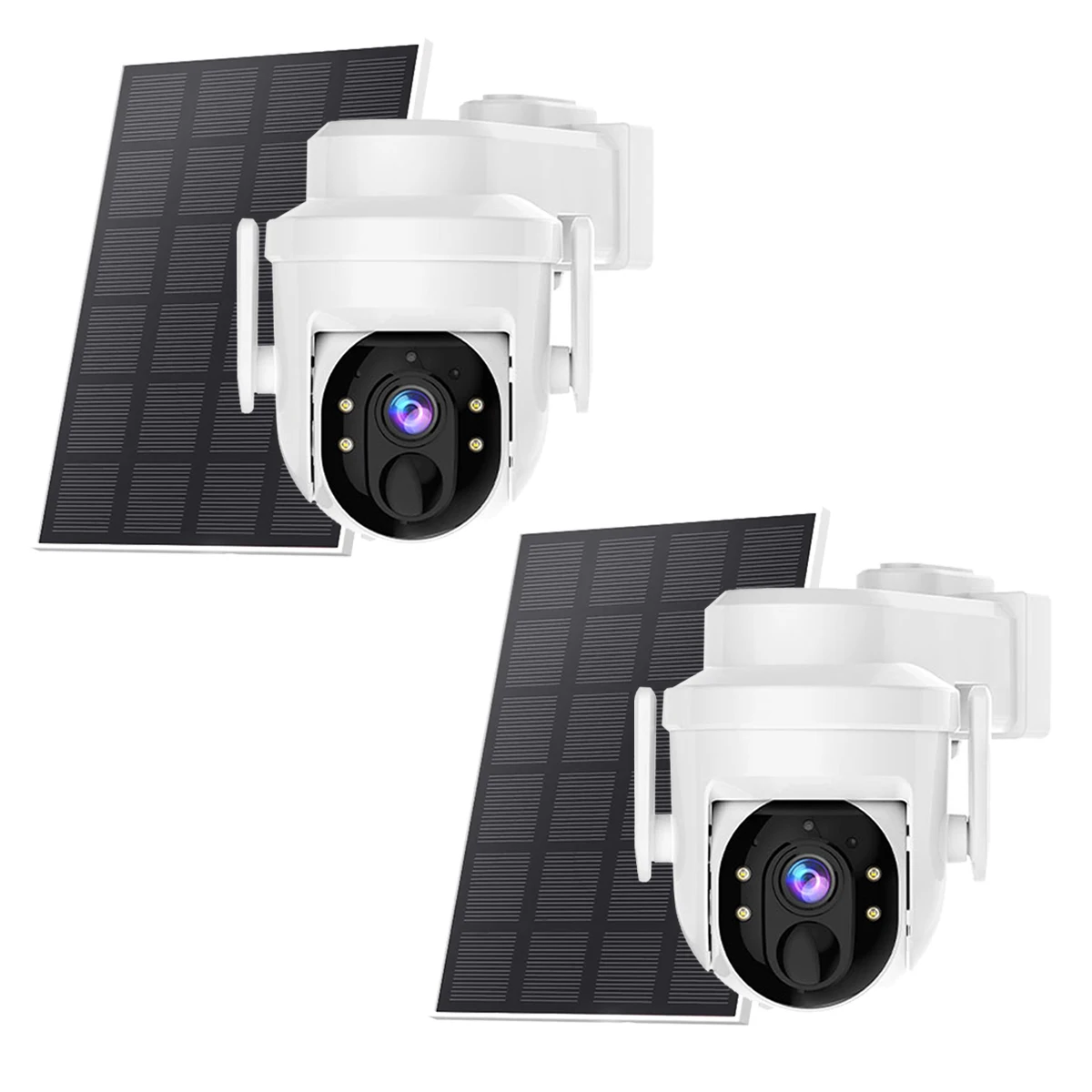 2K Solar Security Camera Pan/Tilt Wireless Outdoor Battery Powered Security Camera PIR Motion Alarm SD Cloud Storage 2 Way Audio
2K Solar Security Camera Pan/Tilt Wireless Outdoor Battery Powered Security Camera PIR Motion Alarm SD Cloud Storage 2 Way Audio