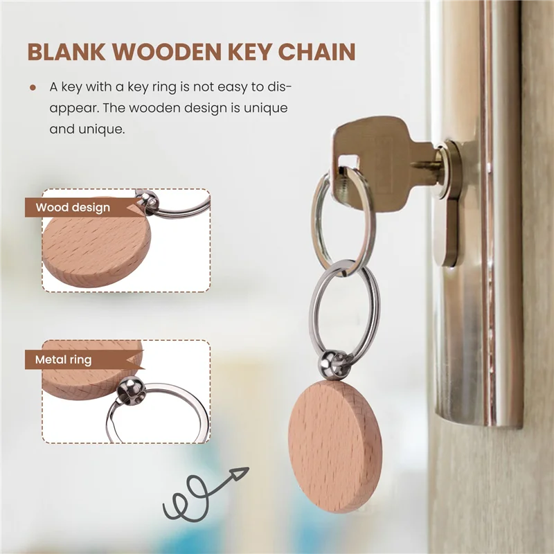AED7-100Pcs Blank Round Wooden Key Chain Diy Wood Keychains Key Tags Can Engrave Diy Gifts
AED7-100Pcs Blank Round Wooden Key Chain Diy Wood Keychains Key Tags Can Engrave Diy Gifts