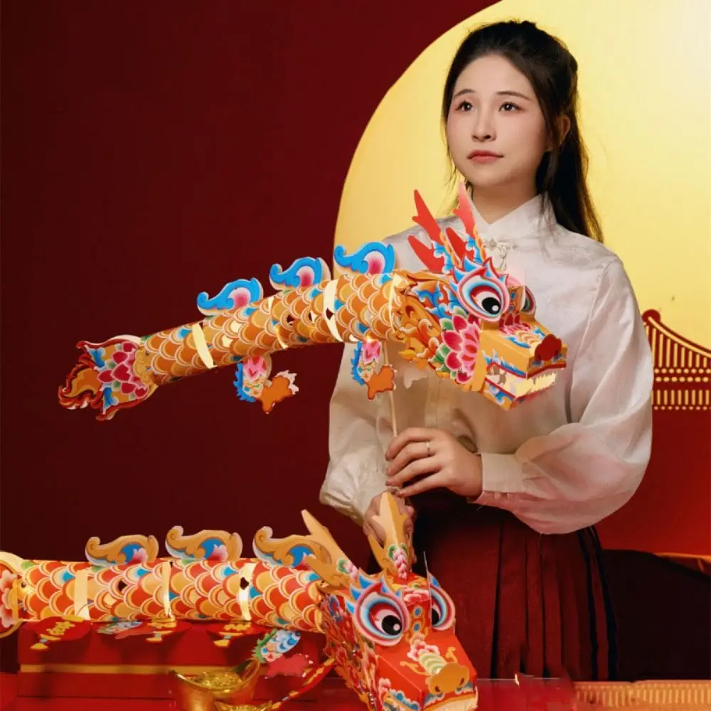 Chinese Style Dragon Lantern Flying Dance Dragon Portable Dragon Lantern Handmade Glowing Mid-Autumn Festival Lantern Kids
Chinese Style Dragon Lantern Flying Dance Dragon Portable Dragon Lantern Handmade Glowing Mid-Autumn Festival Lantern Kids