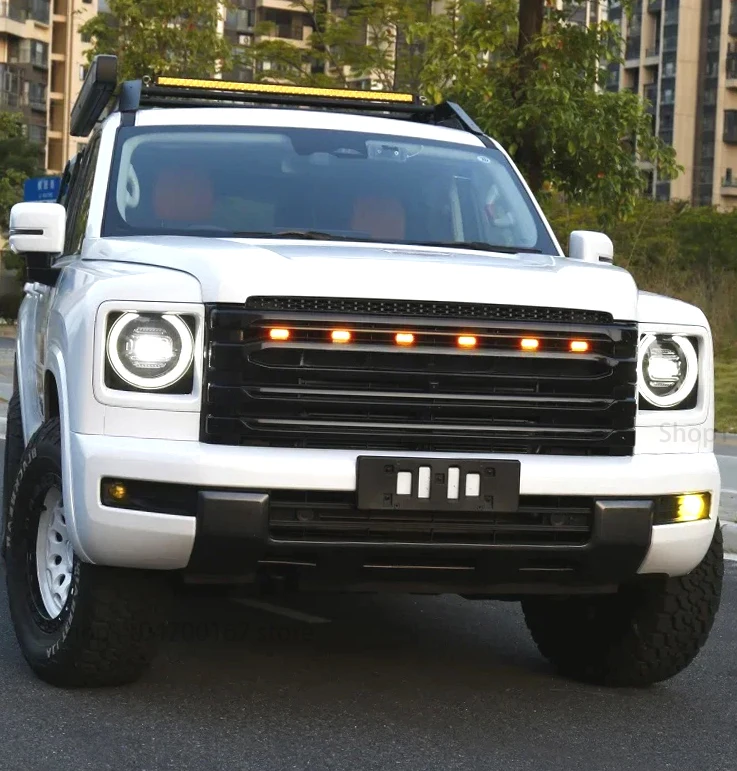 Новый! Для Haval H9 MKII 2024 2025 передняя решетка желтый свет светодиодные дневные ходовые огни Янтарные светодиодные сигнальные огни аксессуары для бездорожья 
Новый! Для Haval H9 MKII 2024 2025 передняя решетка желтый свет светодиодные дневные ходовые огни Янтарные светодиодные сигнальные огни аксессуары для бездорожья