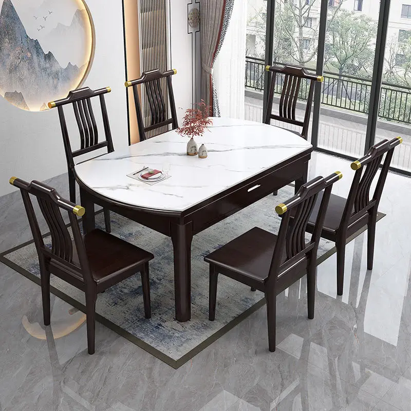 Waterproof Wooden Dining Table Modern Non Slip Extendable Restaurant Tables Rectangular Design Mesa Comedor Modern Furniture
Waterproof Wooden Dining Table Modern Non Slip Extendable Restaurant Tables Rectangular Design Mesa Comedor Modern Furniture