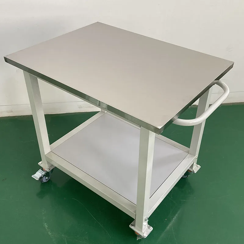 Антистатический верстак из нержавеющей стали. Мобильный рабочий стол для разборки и сборки. Двухслойный стол для проверки упаковки.
Антистатический верстак из нержавеющей стали. Мобильный рабочий стол для разборки и сборки. Двухслойный стол для проверки упаковки.