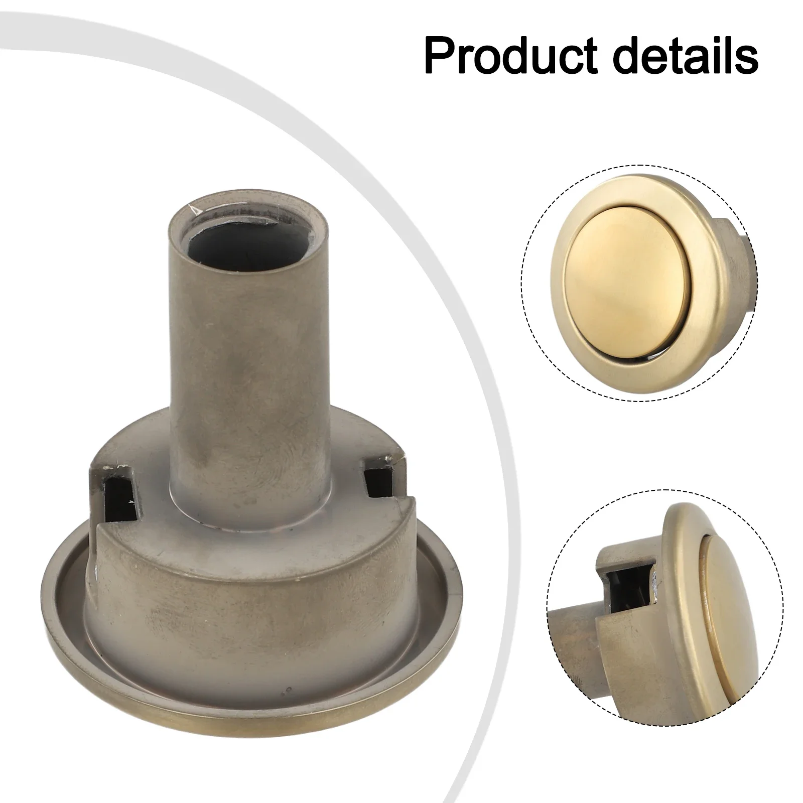 Bathroom Toilet Accessory Chrome Flush Button 48mm Diameter Gold Toilet Button Long-lasting Durability User-friendly Mechanism
Bathroom Toilet Accessory Chrome Flush Button 48mm Diameter Gold Toilet Button Long-lasting Durability User-friendly Mechanism