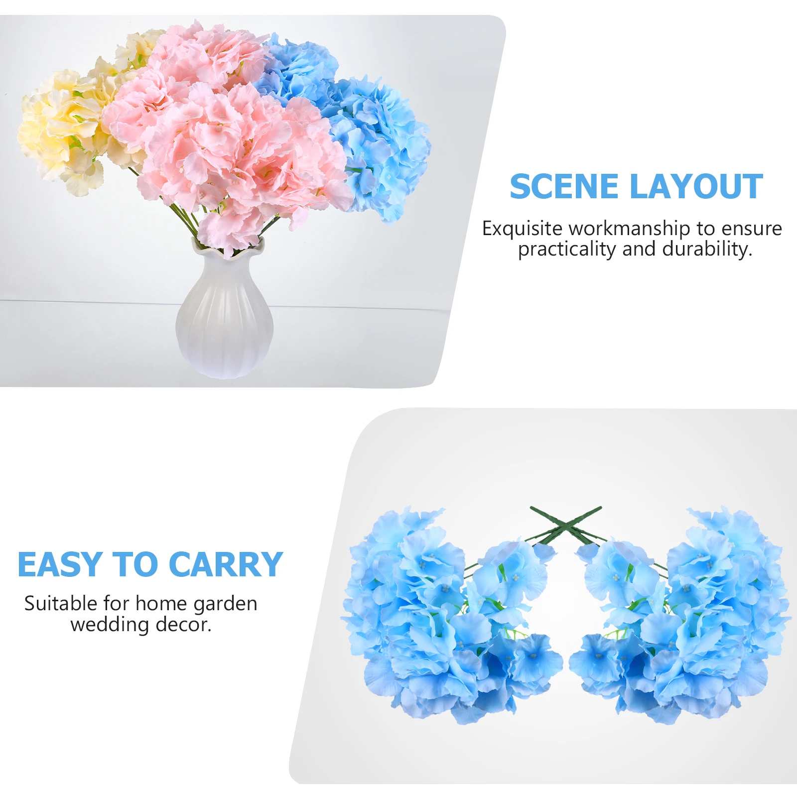 2pcs Realistic Artificial Decor Desktop Ornament Household Simulated Hydrangea Compact Decorative Hydrangea For Bedroom Party
2pcs Realistic Artificial Decor Desktop Ornament Household Simulated Hydrangea Compact Decorative Hydrangea For Bedroom Party