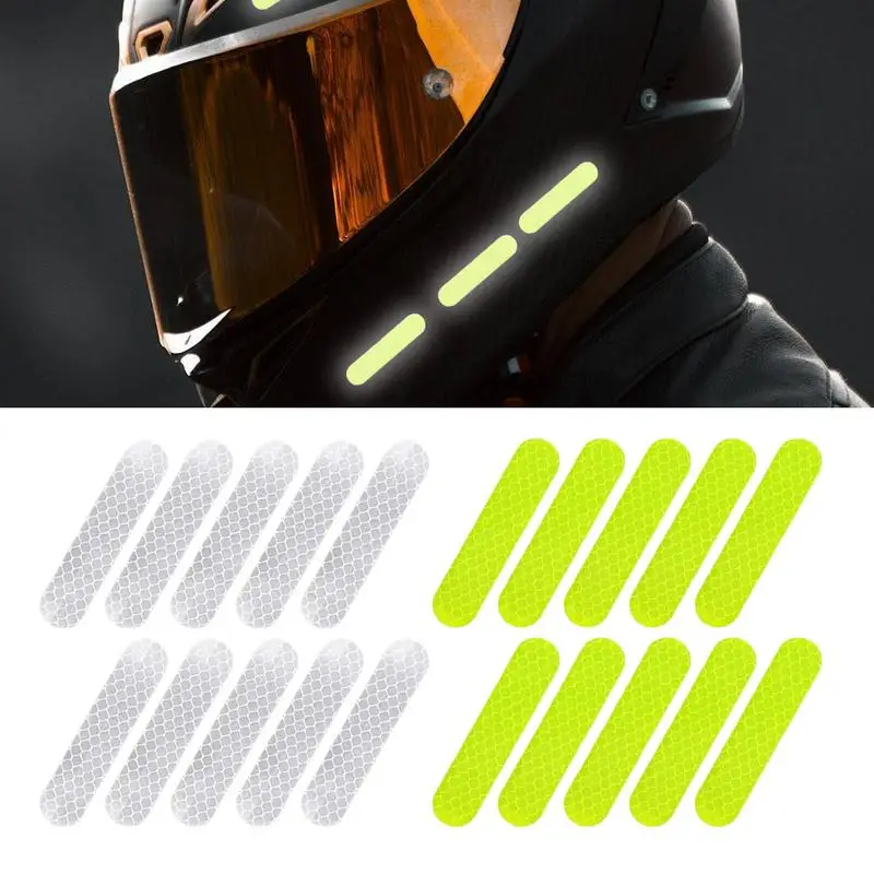 10pcs helmets Reflective stickers High-Visibility Adhesive Motorcycle Reflector Safety Caution Decals for Cycling Night Driving
10pcs helmets Reflective stickers High-Visibility Adhesive Motorcycle Reflector Safety Caution Decals for Cycling Night Driving