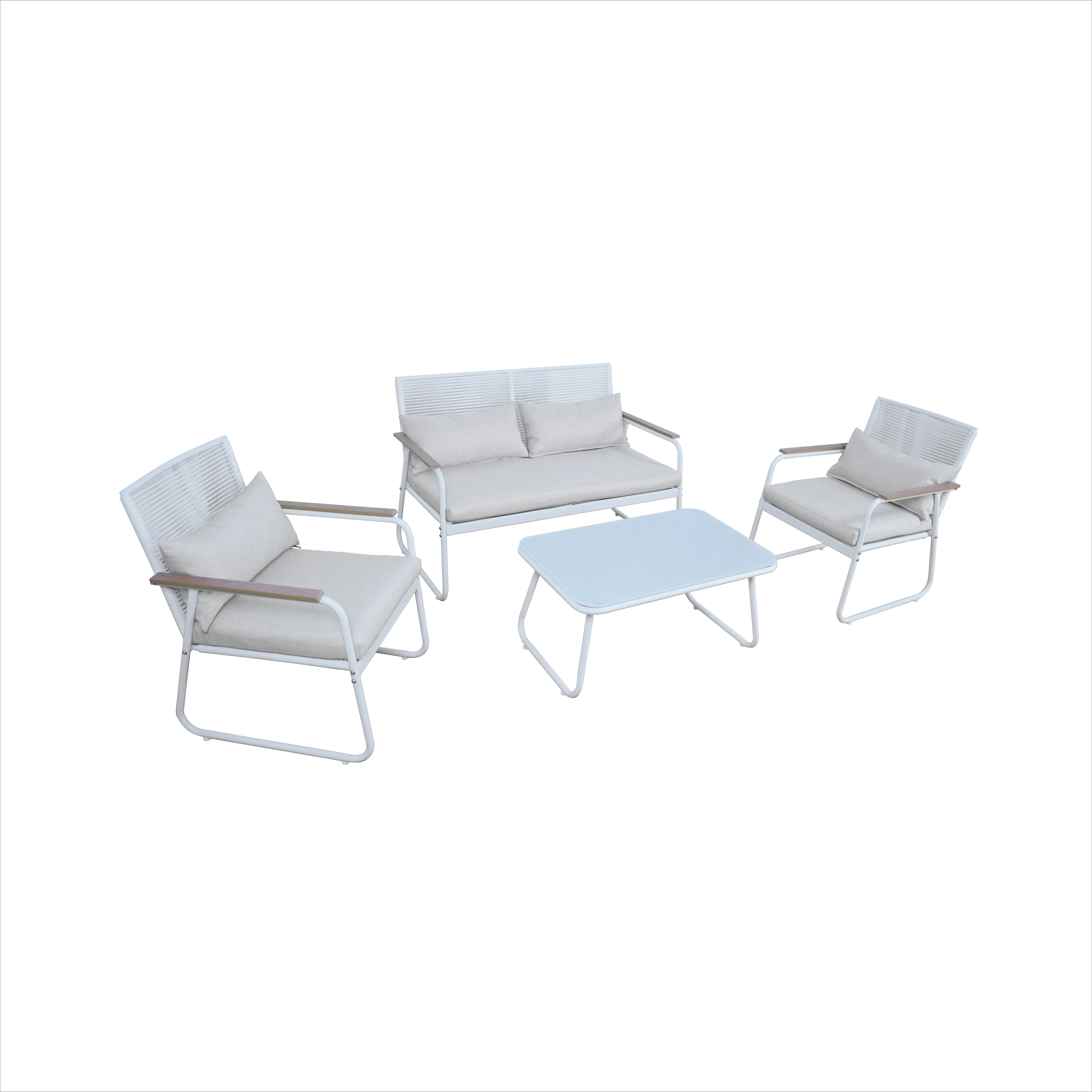 ag-Modern Iron Frame Garden Sofa Two Seats Durable Rust-Proof PE Rattan Armrests Quick-Dry Cushions Detachable Design%
ag-Modern Iron Frame Garden Sofa Two Seats Durable Rust-Proof PE Rattan Armrests Quick-Dry Cushions Detachable Design%