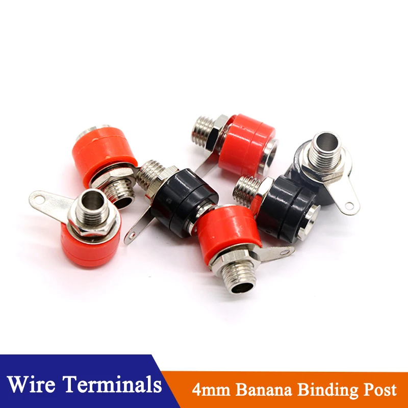 5/10pcs 4mm Banana Binding Post 4mm Banana Socket ABS Insulation Copper Terminal Red Black
5/10pcs 4mm Banana Binding Post 4mm Banana Socket ABS Insulation Copper Terminal Red Black