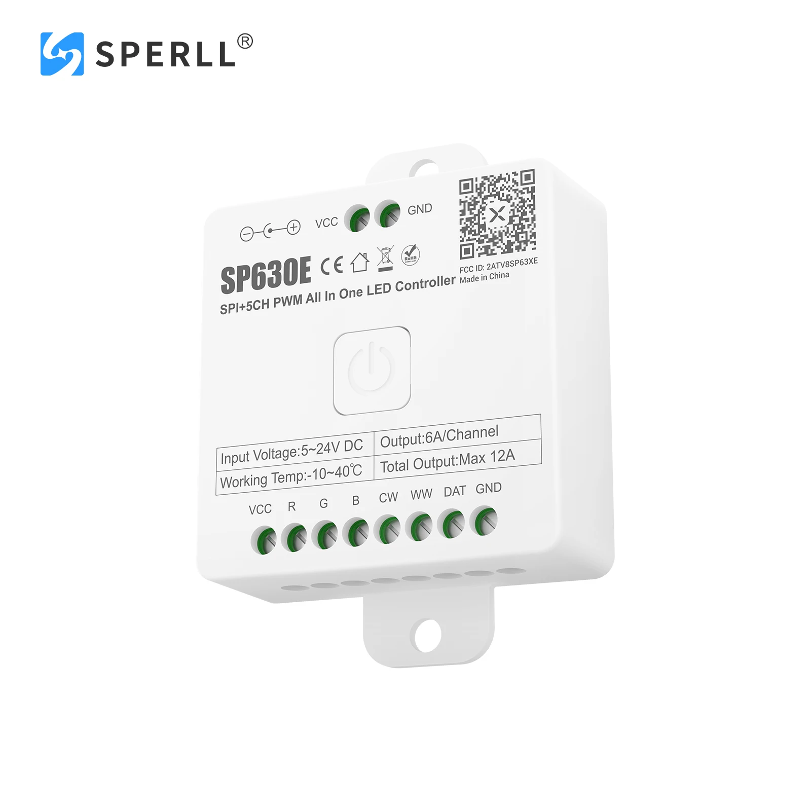 SP630E Все в одном светодиодный контроллер 5-канальный ШИМ SPI пикселей Светодиодная лента WS2812B WS2811 SK6812 FCOB 5050 RGB RGBW CCT Music BT 5-24V
SP630E Все в одном светодиодный контроллер 5-канальный ШИМ SPI пикселей Светодиодная лента WS2812B WS2811 SK6812 FCOB 5050 RGB RGBW CCT Music BT 5-24V