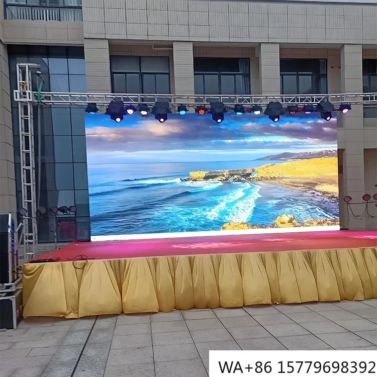 Outdoor P4.81 LED Screen High Quality Waterproof 500x500mm Giant Stage Rental Wall Display
Outdoor P4.81 LED Screen High Quality Waterproof 500x500mm Giant Stage Rental Wall Display