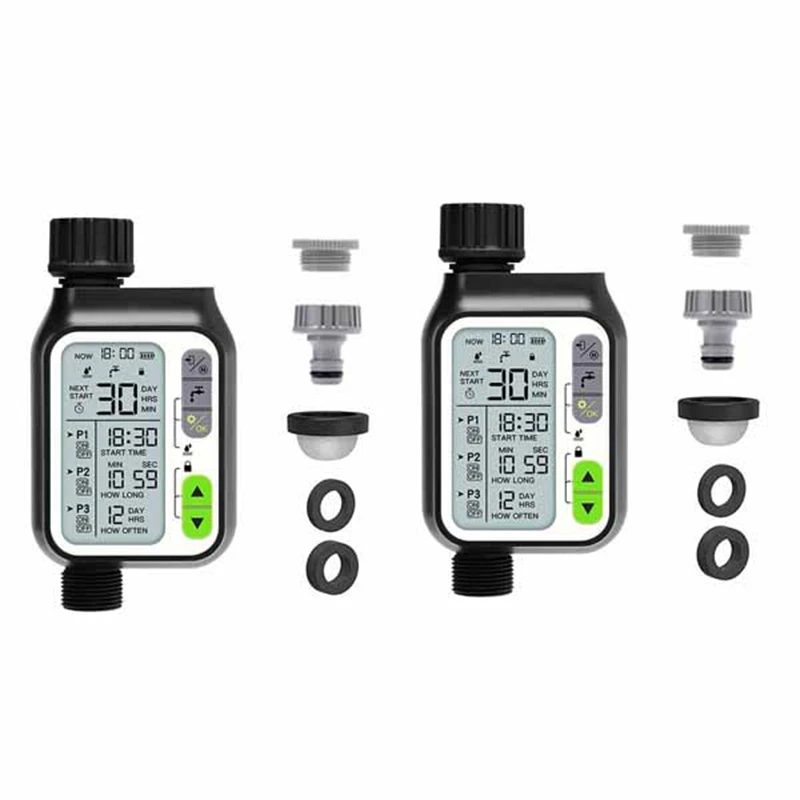 Automatic IRRIG System Garden Water Timer With Rain Sensor 3 Timing Programs Waterproof Irrigation Controller
Automatic IRRIG System Garden Water Timer With Rain Sensor 3 Timing Programs Waterproof Irrigation Controller