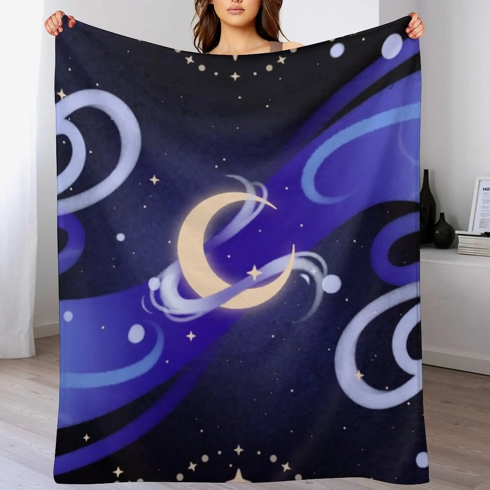 Cosmic Moon Throw Blanket Multi Use Warm Blanket for Living Room Bedroom
Cosmic Moon Throw Blanket Multi Use Warm Blanket for Living Room Bedroom