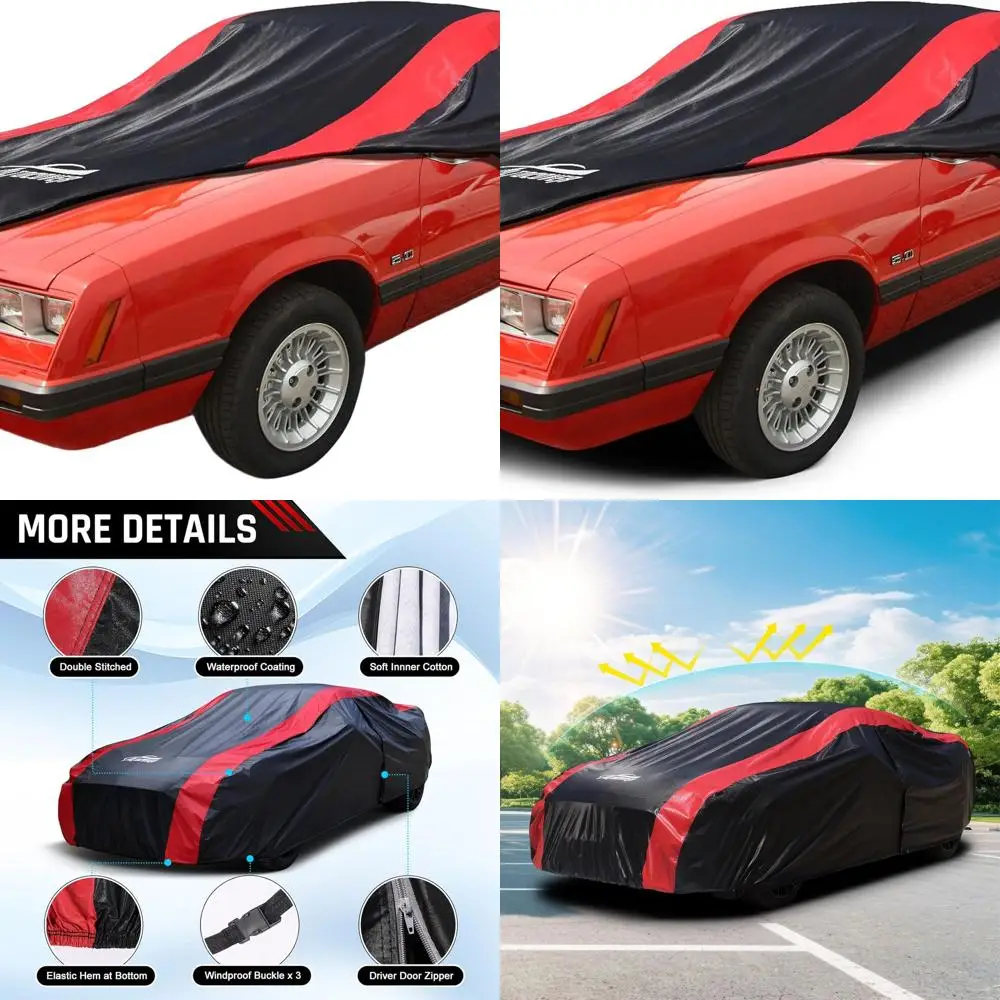 Индивидуальный водонепроницаемый автомобильный чехол для Ford Mustang Coupe 1974-1993 годов с хлопковой подкладкой для защиты от любых погодных условий эксплуатации
Индивидуальный водонепроницаемый автомобильный чехол для Ford Mustang Coupe 1974-1993 годов с хлопковой подкладкой для защиты от любых погодных условий эксплуатации