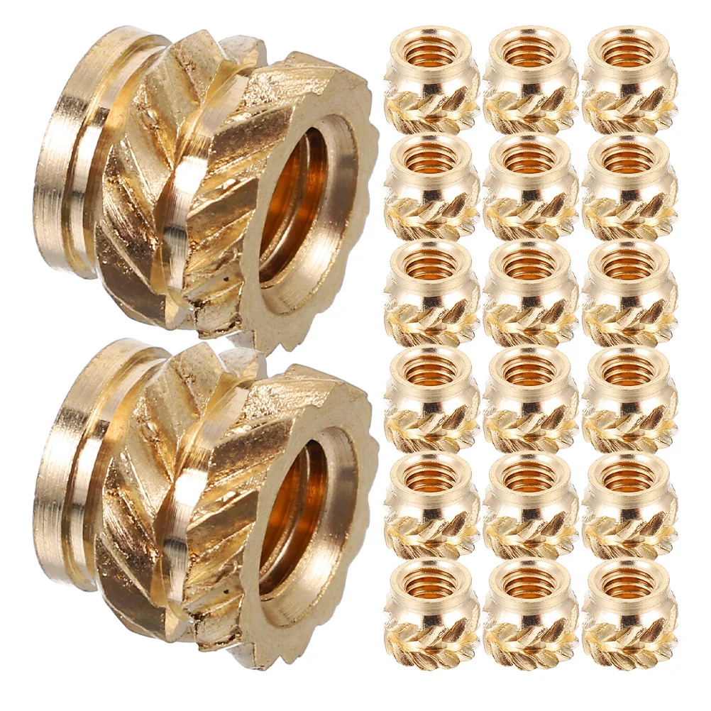 130Pcs 3D Printing Brass Heat Set Inserts Knurled Threaded Nuts for Plastic Parts Embedment Nut Female Inserts
130Pcs 3D Printing Brass Heat Set Inserts Knurled Threaded Nuts for Plastic Parts Embedment Nut Female Inserts