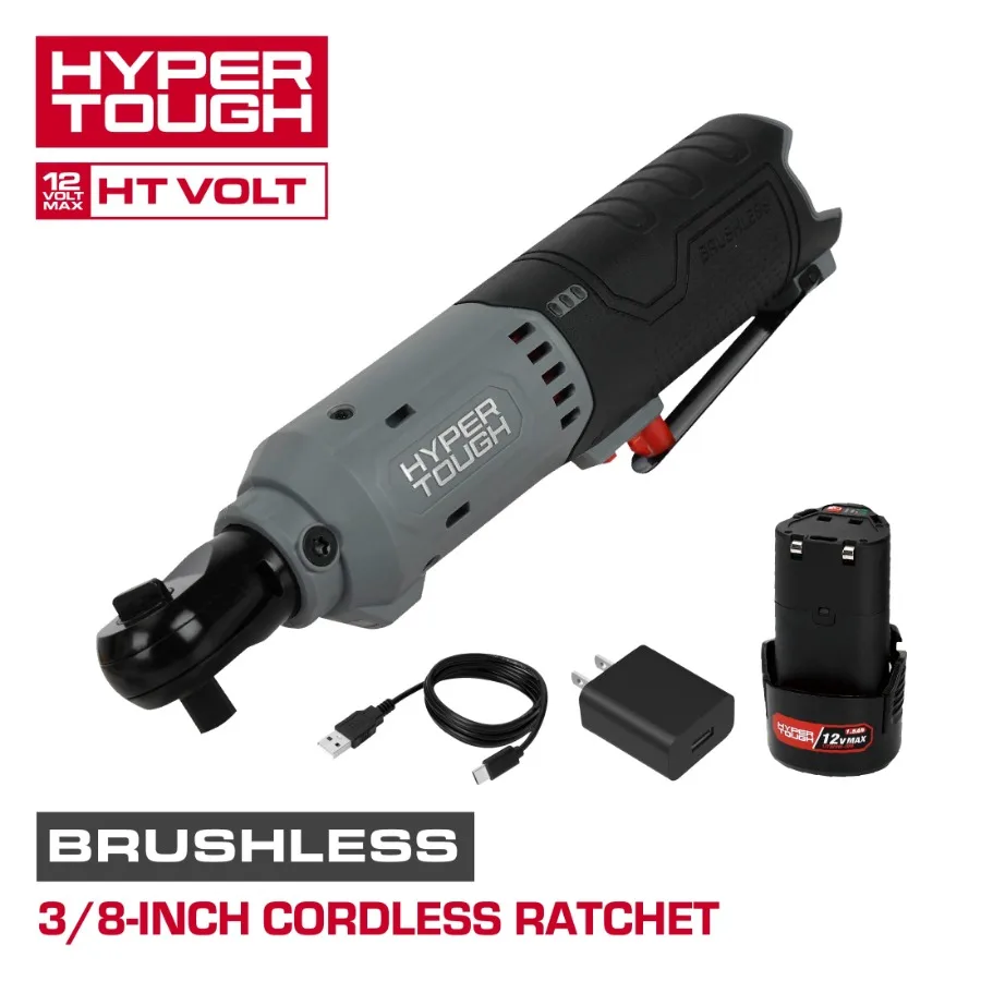 12V Brushless Ratchet Wrench with 1.5Ah Battery
12V Brushless Ratchet Wrench with 1.5Ah Battery