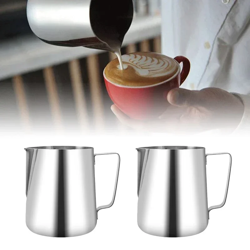 Milk Frothing Jug Espresso Coffee Cup With Scale Thickened Stainless Steel Milk Pitcher For Latte Art Coffee Accessorie
Milk Frothing Jug Espresso Coffee Cup With Scale Thickened Stainless Steel Milk Pitcher For Latte Art Coffee Accessorie