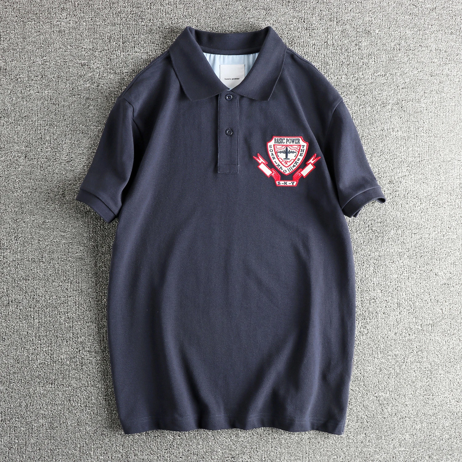 Embroidered badge American retro trendy men's polo shirt summer new style pearl mesh washing comfortable short sleeve t
Embroidered badge American retro trendy men's polo shirt summer new style pearl mesh washing comfortable short sleeve t