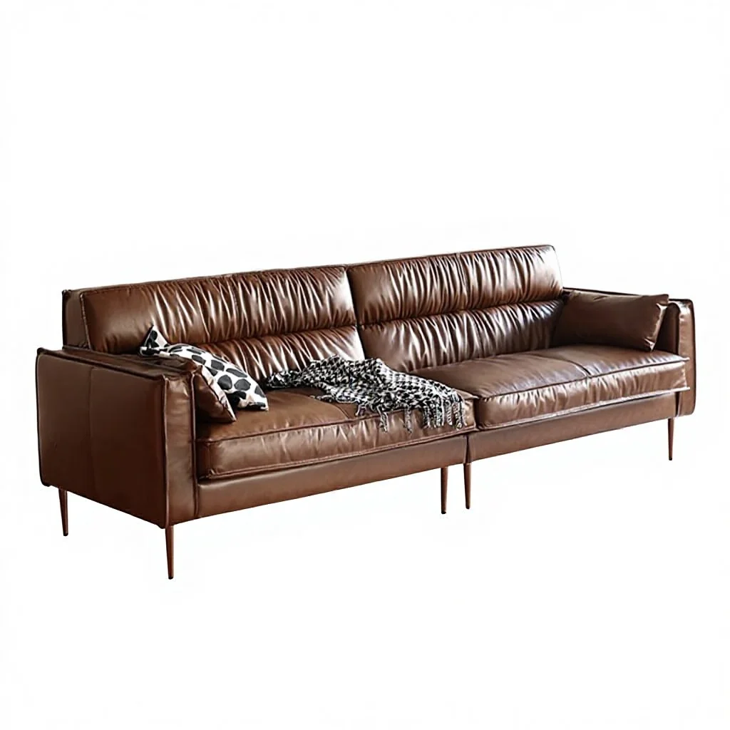 &c Italian-style Minimalist Three Seat Sofa Retro Light-luxury Simple Leather Living Room Straight Mid- Furniture Full
&c Italian-style Minimalist Three Seat Sofa Retro Light-luxury Simple Leather Living Room Straight Mid- Furniture Full