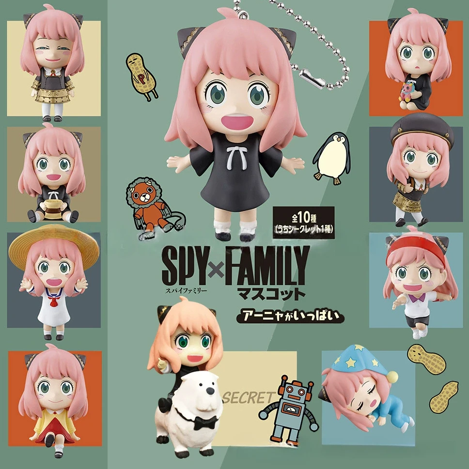 SPY×FAMILY Figure Chibi Anya Keychain Car pendant Manga Statue Kawaii Anime Figure Collection Doll Doll figurines Gift Kid Toy
SPY×FAMILY Figure Chibi Anya Keychain Car pendant Manga Statue Kawaii Anime Figure Collection Doll Doll figurines Gift Kid Toy