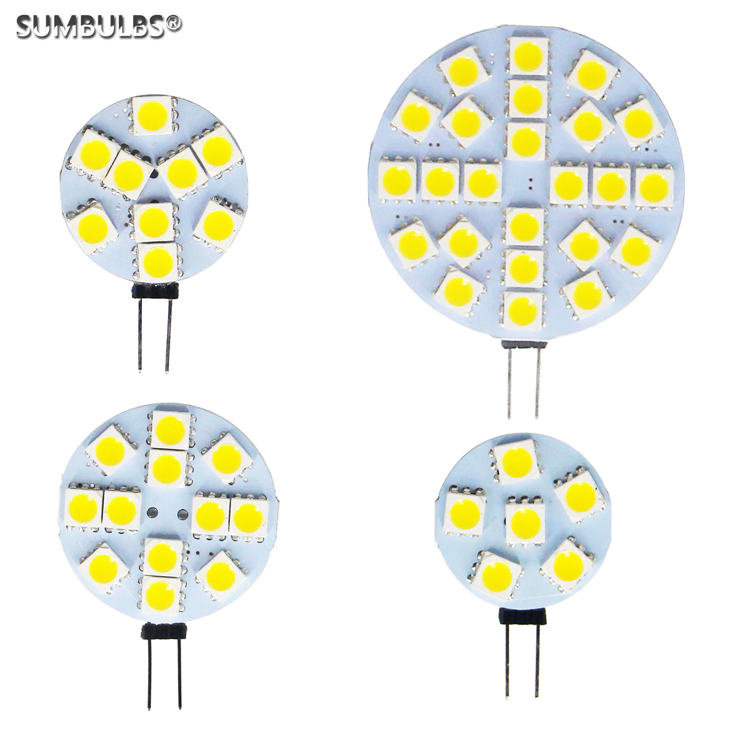 G4 Socket 5050 SMD Led Bulb on DC 12V Replace Halogen Bi-pin Lamp LED Bulb 1.2W 1.8W 2.4W 4.8W Warm Cold Led Lights
G4 Socket 5050 SMD Led Bulb on DC 12V Replace Halogen Bi-pin Lamp LED Bulb 1.2W 1.8W 2.4W 4.8W Warm Cold Led Lights