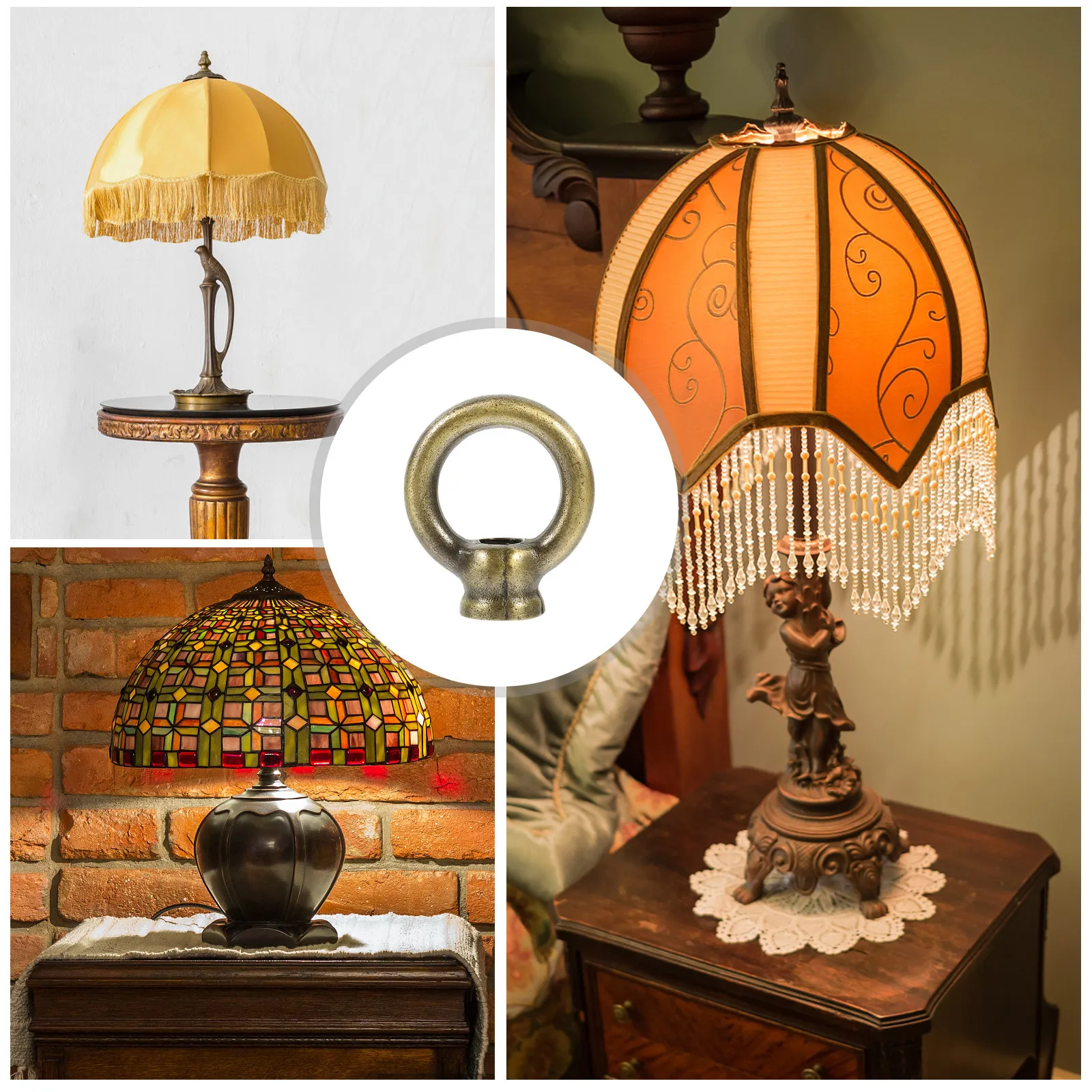 Набор из 4 металлических декоративных наконечников для ламп: современные ретро-кнопки для декора светильников, подходят для большинства стилей интерьера, держатели для абажуров
Набор из 4 металлических декоративных наконечников для ламп: современные ретро-кнопки для декора светильников, подходят для большинства стилей интерьера, держатели для абажуров