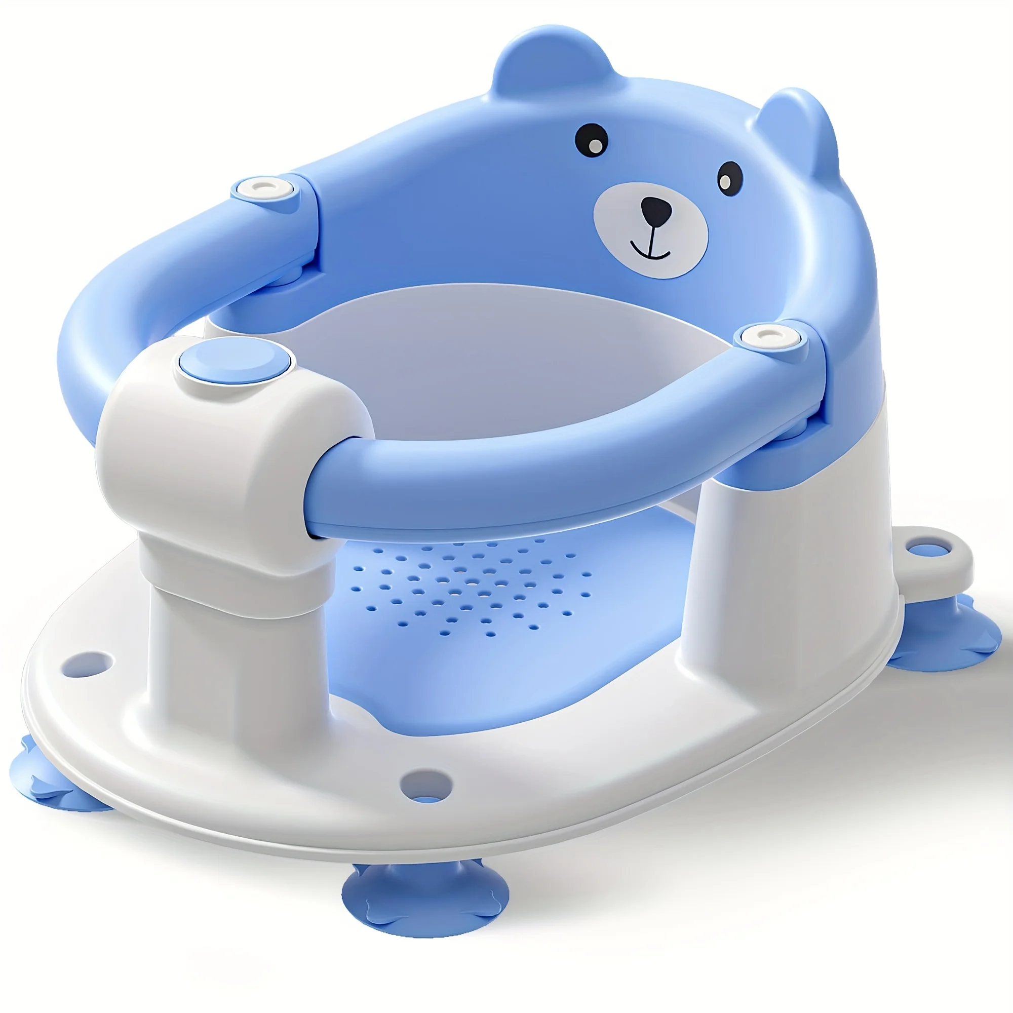 1Pc Baby Bath Seat for 6M+, non-slip bath chair with 4 suction cups & soft pad, compact portable shower seat for infants
1Pc Baby Bath Seat for 6M+, non-slip bath chair with 4 suction cups & soft pad, compact portable shower seat for infants