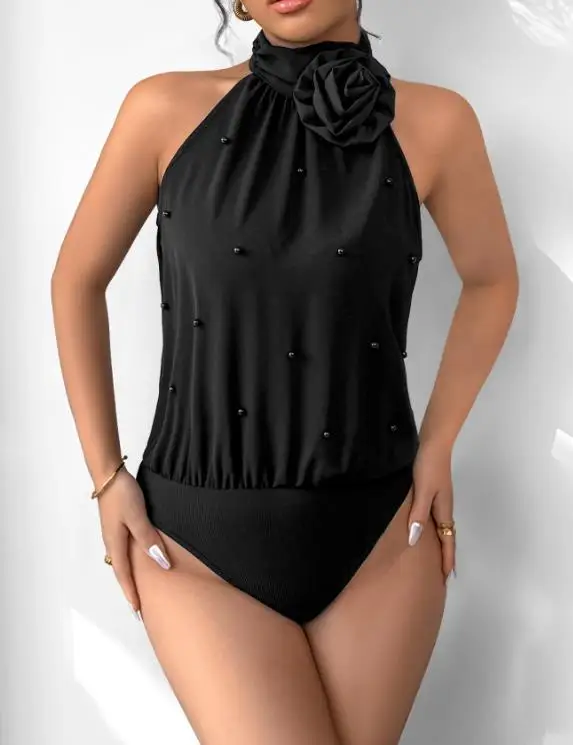 2025 Summer Hanging Neck Jumpsuit, Outer Jumpsuit, Floral Three-Dimensional Decoration Jumpsuit
2025 Summer Hanging Neck Jumpsuit, Outer Jumpsuit, Floral Three-Dimensional Decoration Jumpsuit