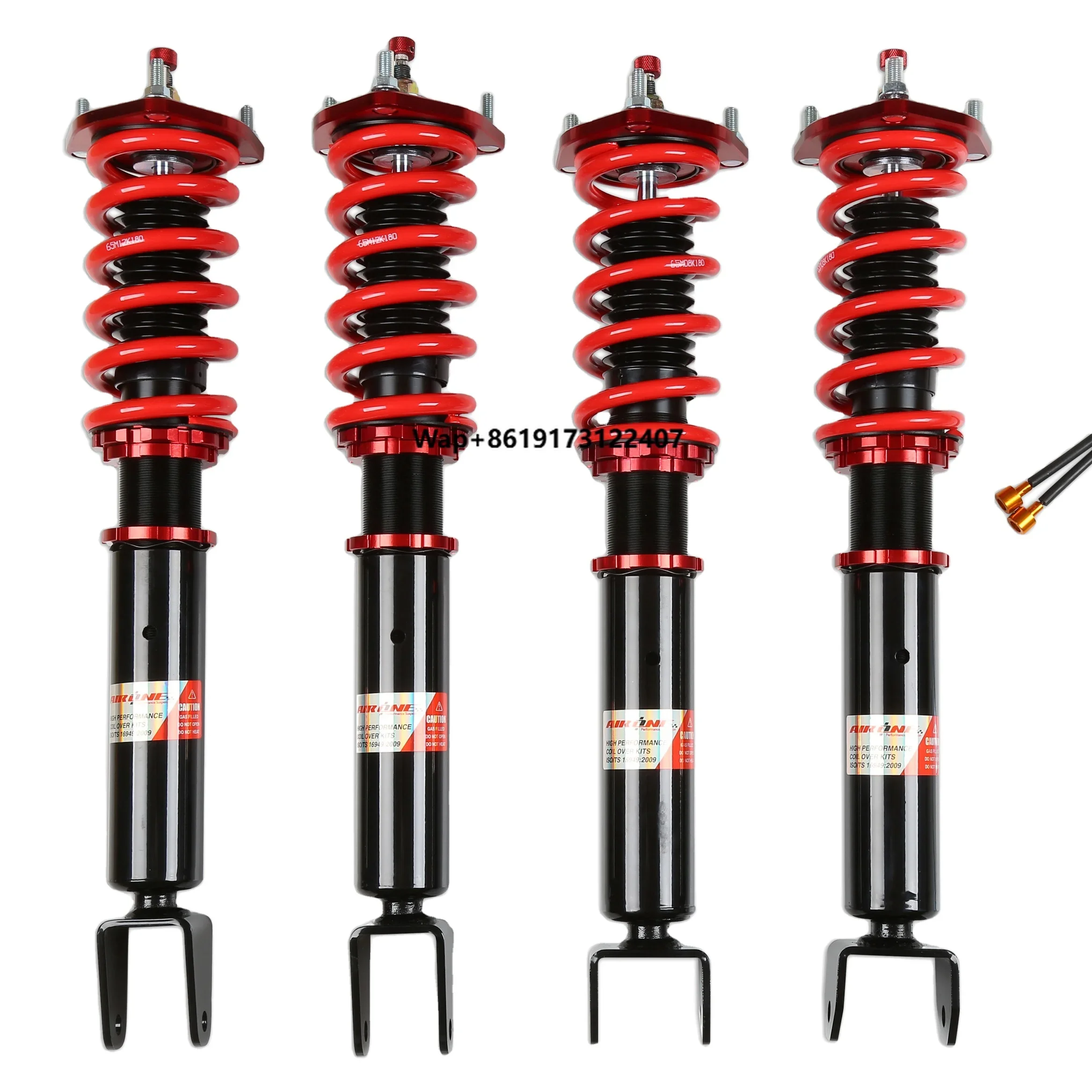 Mono-Tube 30 Steps Adjustable Coilover Shock Absorber
Mono-Tube 30 Steps Adjustable Coilover Shock Absorber