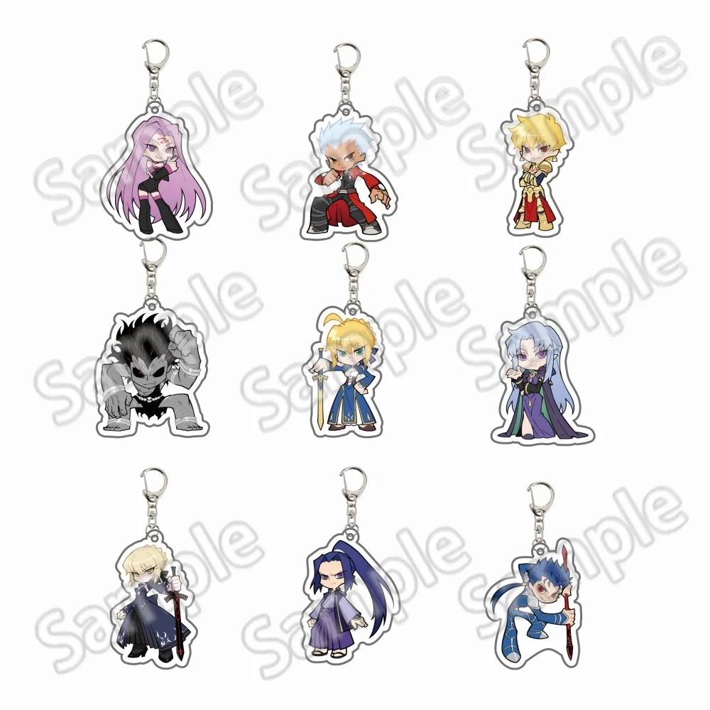 Fate Heroic Spirit Acrylic Keychain, FGO Servant Keychai, Saber Altria, Gilgamesh, Archer Emiya, Jeanne d'Arc Bag Pendant for Fa
Fate Heroic Spirit Acrylic Keychain, FGO Servant Keychai, Saber Altria, Gilgamesh, Archer Emiya, Jeanne d'Arc Bag Pendant for Fa