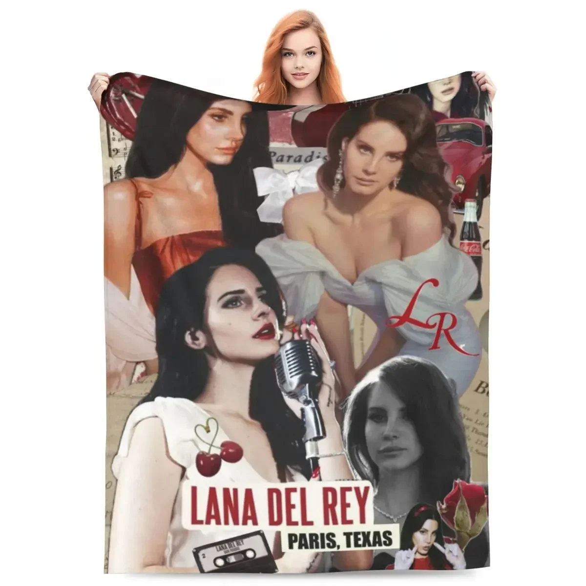 Super Warm Throw Blanket with Lana Del Rey Inspired Musician Photo Collage Design for Bed and Sofa Flannel Bedspread
Super Warm Throw Blanket with Lana Del Rey Inspired Musician Photo Collage Design for Bed and Sofa Flannel Bedspread