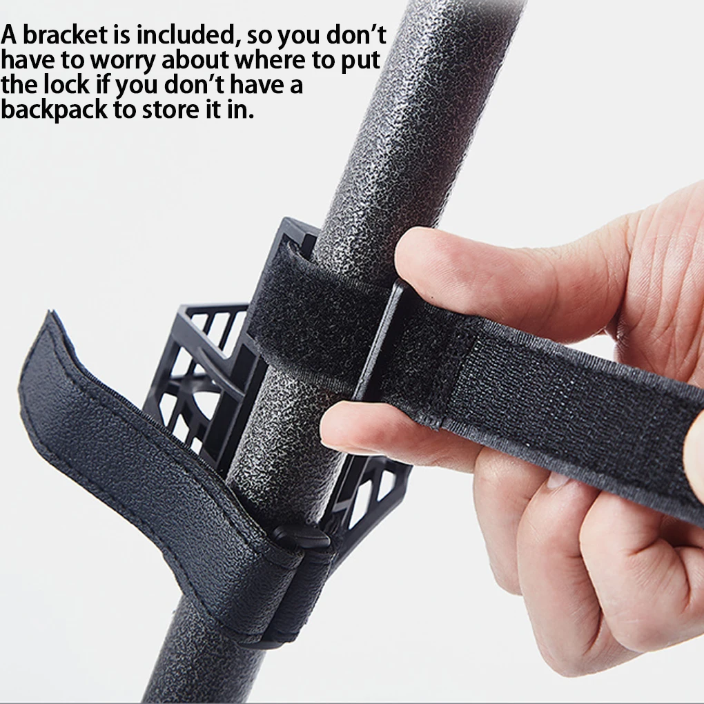 "Heavy Bicycle Waterproof Bicycle Lock, Foldable Bicycle Lock, Rust Retractable Lock, Lock, Compact And To (Two Keys)