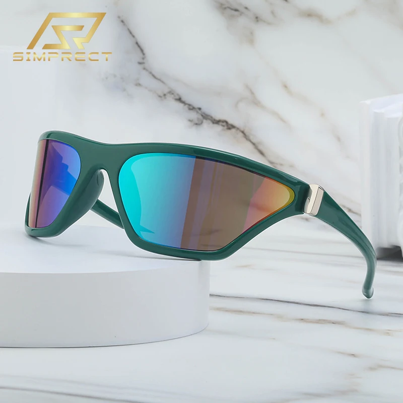 SIMPRECT Y2K Cycling Goggle Sunglasses For Men 2023 Luxury Brand Designer Quality Fashion Vintage Retro UV400 Sun Glasses Women
SIMPRECT Y2K Cycling Goggle Sunglasses For Men 2023 Luxury Brand Designer Quality Fashion Vintage Retro UV400 Sun Glasses Women