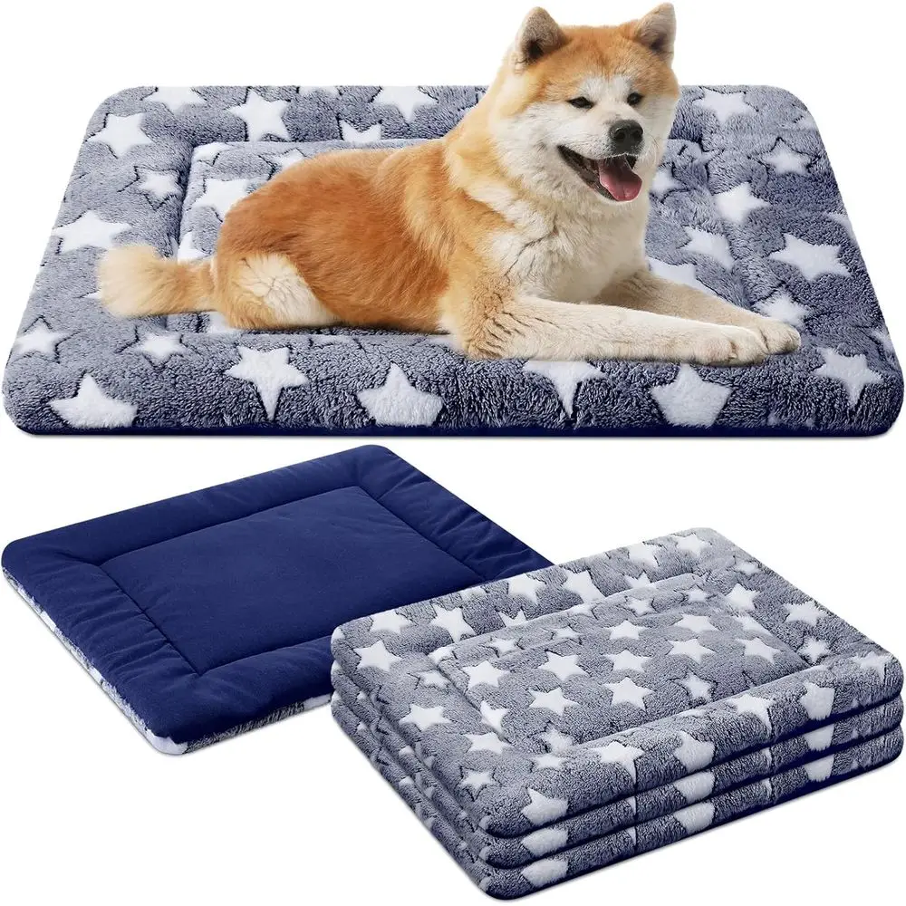 4 Pcs Dog Crate Pads, Ultra Sot Warm Washable Anti-Slip Kennel Bed Mat or Pets, Reversible, Replaceable, Cage Liner or Small Med
4 Pcs Dog Crate Pads, Ultra Sot Warm Washable Anti-Slip Kennel Bed Mat or Pets, Reversible, Replaceable, Cage Liner or Small Med